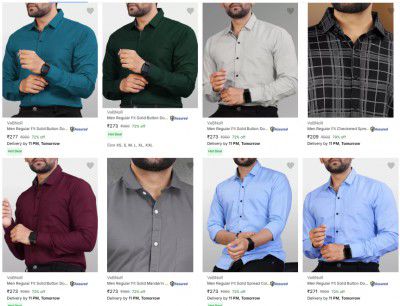 Vebnor Mens Formal Shirts upto 85% Off | Starts At ₹145