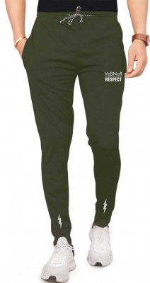 VeBNoR  Solid Men Green Track Pants