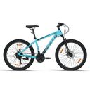 VECTOR 91 Unisex Valor 26T 21 Speed Shimano Gears Dual Disc with Front Suspension - Blue Black, Mountain Bike, 17 Inches...