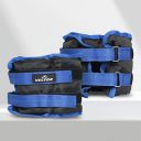 Vector X AW-10 Pair of Ankle/Wrist Ankle | Resistance Exercise | Fitness Band | Polyester Fixed Weight (4KG)...