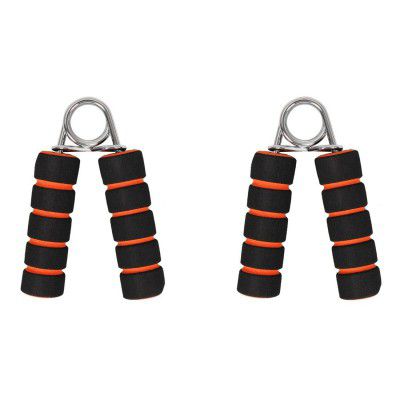 Vector X Foam Handgrip for Men & Women (Black-Orange)