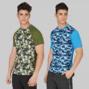 Vector X OMT-171 Men's Polyester Sublimation Round Neck T-Shirt (Pack of 2)...