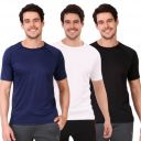 Vector X OMT-257 Dry-Touch Men's Round Neck T-Shirt (Pack of 3 T-Shirt)...