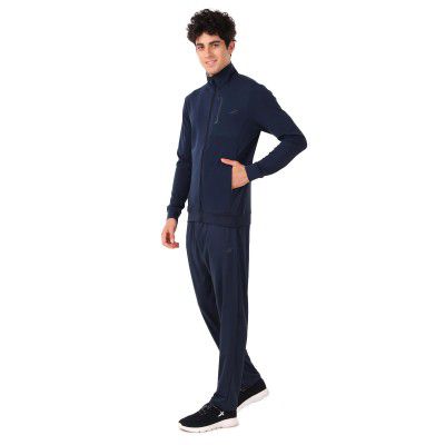 Vector X OTS-318 Men's Solid Winter Sports Gym Track Suit Zipper Set