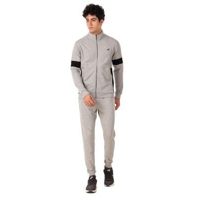 Vector X OTS-326 Men's Regular Fit Type Sports/Gym Wear Winter Track Suit Zipper Set