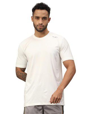 VECTOR X Self Design Men Round Neck T-Shirt 100% Polyerster (Pack of 1)