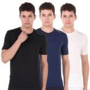VECTOR X Self Design Men Round Neck T-Shirt 100% Polyerster (Pack of 1)...