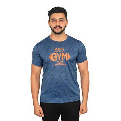 Vector X Silver-Energy-B Mens Round Neck T-Shirt (Blue) (S)