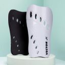 Vector X V2 Football Protection Shin Guard/Shinpad | Durable | Lightweight (M, White)...