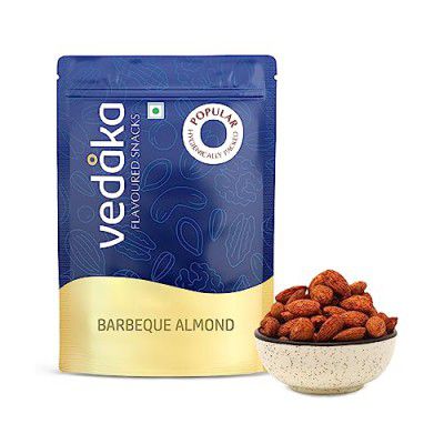 Amazon Brand - Vedaka Barbeque Flavoured Roasted Almond 200g