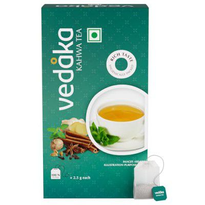 Vedaka Detoxifying Kahwa Tea | 100 teabags