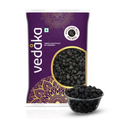 Vedaka Dried Sweetened Blueberries | 1 Kg | Whole