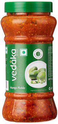 Amazon Brand - Vedaka Raw Mango Pickle, 500g