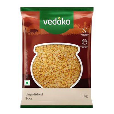 Vedaka Unpolished Toor Dal 5Kg