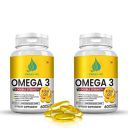 VEDAPURE Naturals Omega 3 |Fish Oil Omega 3 Capsules 1000 mg with Vitamin E & D3 |360 EPA & 240 DHA |High Strength Omega 3 Fatty Acid Capsules for Men & Women| No Fishy Burp | Support Healthy Heart, E...