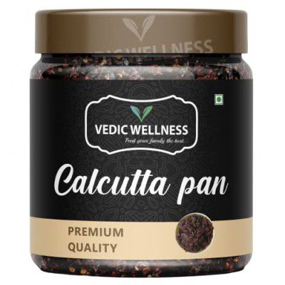 Vedic Wellness Premium Calcutta Meetha Paan Without Supari |Sweet Paan Hygienically Packed Traditional Mukhwas, Mouth Freshener Kalkati (400 Gram)