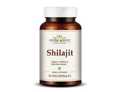 Vedikroots Shilajit Capsules for men & women | Pure & Natural | 450 mg