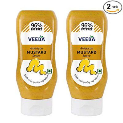 Veeba American Mustard Sauce 320g - Pack of 2