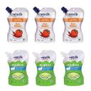 Veeba Eggless Mayonnaise Chef's Special (100g)+ Hot Sweet Tomato Chilli Sauce - No Added preservatives (100g) - Pack of 6 (3 sachets Each)...