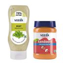 Veeba Mint Mayonnaise 300g and Tandoori Mayonnaise 250g - Pack of 2...