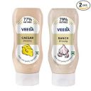 Veeba Ranch Dressing,300g and Caesar Dressing ,300g - Pack of 2...