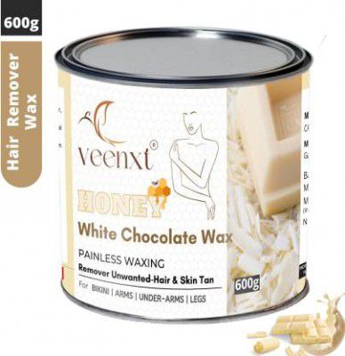 VEENXT White-Chocolate Wax for Smooth Hair Removal| Removes Hair, Tan And Dead Skin Wax  (600 g)