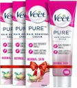 Veet Pure Normal Skin, Hair Removal Cream (300 g, Set of 3)...