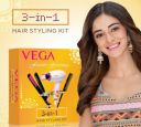 VEGA 3-In-1 Hair Styling Kit (Straightener, Dryer & Comb), VGGP-07 Personal Care Appliance Combo  (Hair Straightener)...