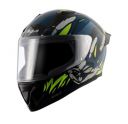 Vega Bolt Bunny Black Blue Helmet-L...