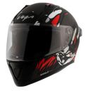 Vega Bolt Bunny Dull Black Red Helmet-M...