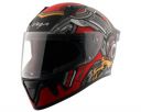 Vega Bolt Superhero ISI and DOT Certified Matte Finish Full Face Helmet for Men, Size: L(59-60 cm)...
