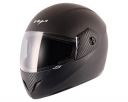 Vega Cliff ISI Certified Lightweight Full Face Gloss Finish Helmet for Men and Women with Clear Visor(Black, Size:M)...