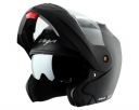 VEGA Crux Dual Visor Flip Up Motorcycling Helmet Black-L, Large...