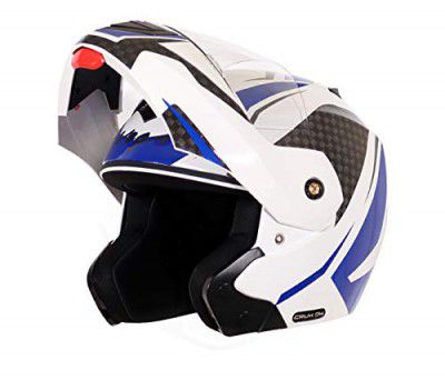 Vega Crux Dx Checks White M.Blue Helmet-M