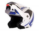 Vega Crux Dx Checks White M.Blue Helmet-M...