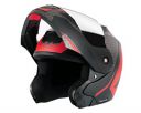 Vega Crux Dx Flip-Up Dull Black Red , Size: M(57-58 cm)...