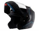 Vega Crux Dx Victor Black Grey Helmet with Clear Visor and Extra Mercury Visor...