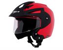 Vega Crux ISI Certified Flip-Up Helmet for Men and Women with Clear Visor(Red, Size:M)...