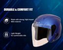 VEGA Lark Motorbike Helmet (M.Blue)...