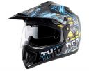 Vega Off Road D/V Thunder Black Blue Helmet -L...