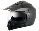 Vega Off Road ISI Certified Matt Finish Full Face Dual Visor with Peak Helmet