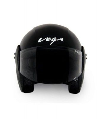 Vega Ridge RDG-K Open Face Helmet (Black, M (57 cm))