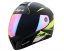 Vega Ryker D/V Bolder Dull Black Neon Yellow Helmet-M...