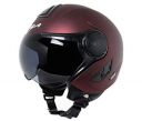 Vega Verve Open Face Helmet (Women's, Burgundy, M)...