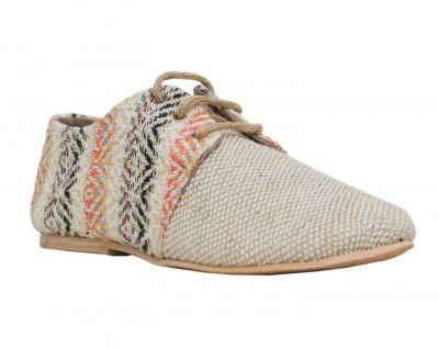 Vegan Basics Women Multicolor Jacquard Derby Espradrilles