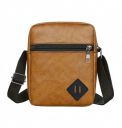 Vegan Leather Messenger Bag Shoulder Bag...