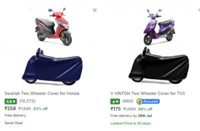 Vehicle Body Covers Starting @ ₹175