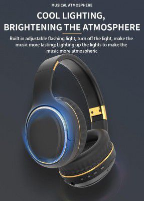 VEHOP H6 Over Ear Headphones (Black)