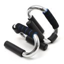 VEHTRI Chrome Steel Push Up Bars | S Shape Non Slip Design | Comfortable Foam Grip Metal Pushups Stand...