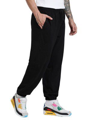 Veirdo® 100% Pure Cotton Regular Fit Mid Rise 2 Pocket Joggers
